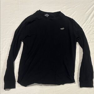 Hollister Men's Classic Black Long Sleeve Tee